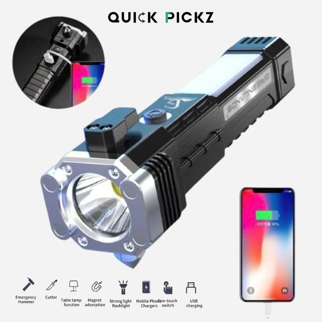 Multifunctional Work Portable LED Flashlight