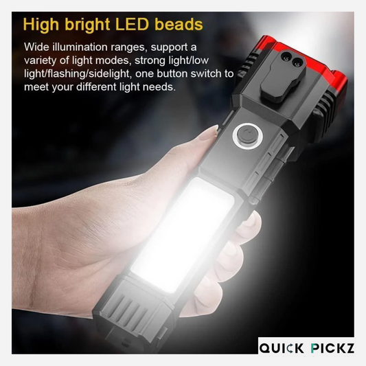 Multifunctional Work Portable LED Flashlight