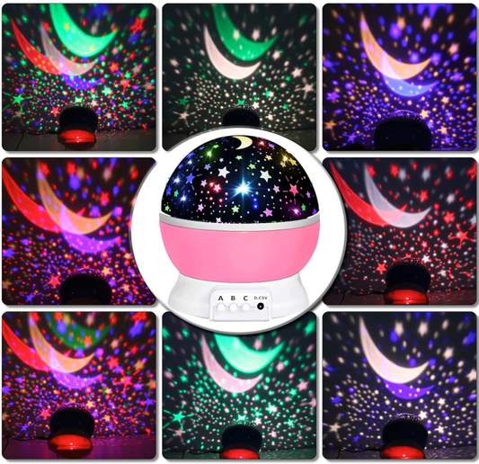 Star Projector Night Light (Assorted Color)